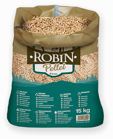 worek pelletu opałowego Robin do kupienia w Otwocku lub sklepie internetowym